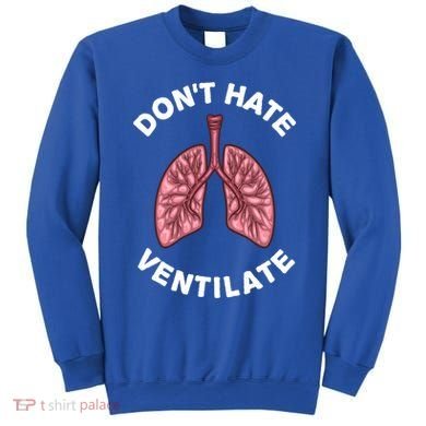Funny Respiratory Therapy Rt Art Lung Doctor Gift Sweatshirt