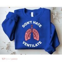 Funny Respiratory Therapy Rt Art Lung Doctor Gift Sweatshirt thumb 2