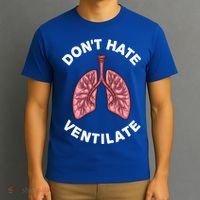 Funny Respiratory Therapy Rt Art Lung Doctor Gift T-Shirt thumb 3