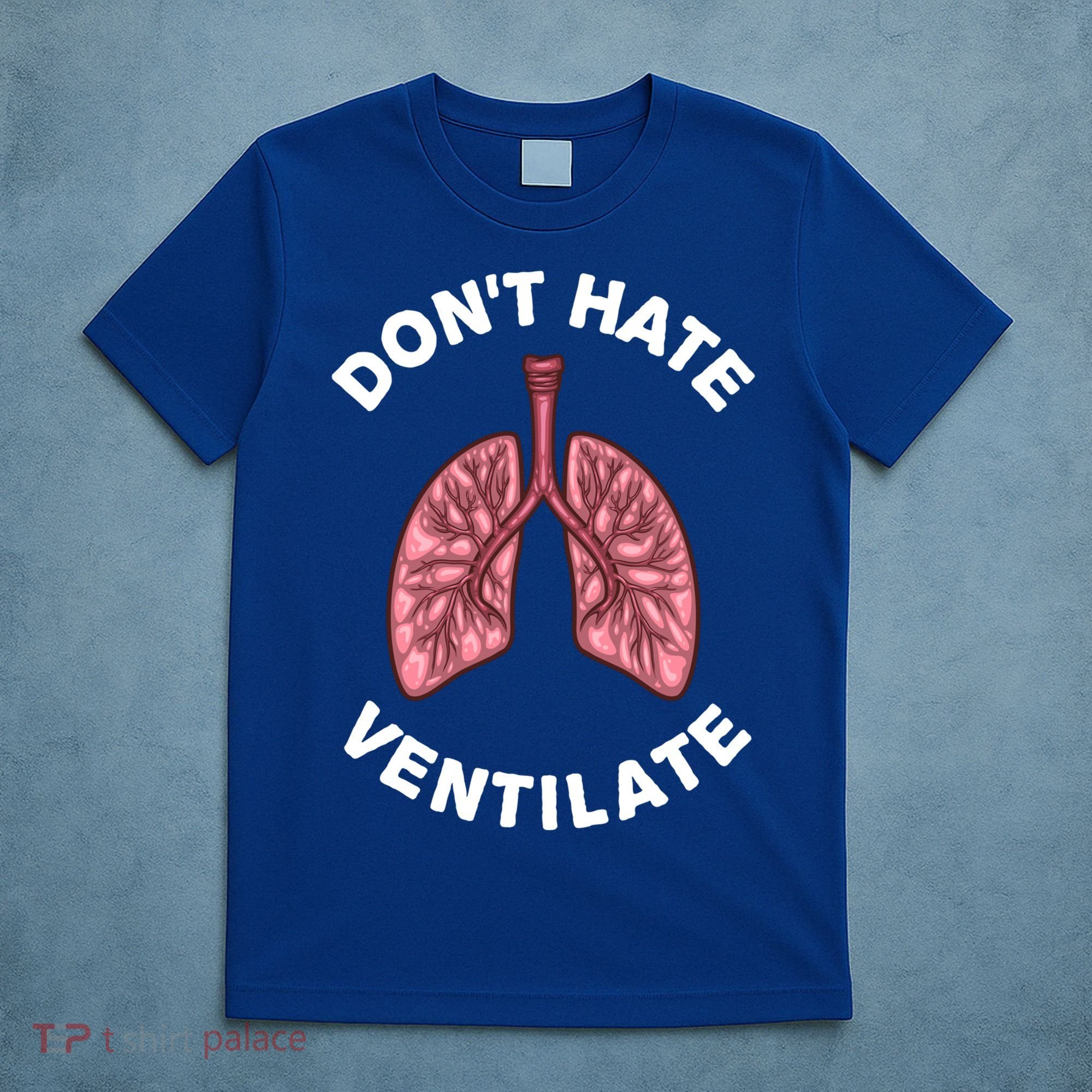 Funny Respiratory Therapy Rt Art Lung Doctor Gift T-Shirt