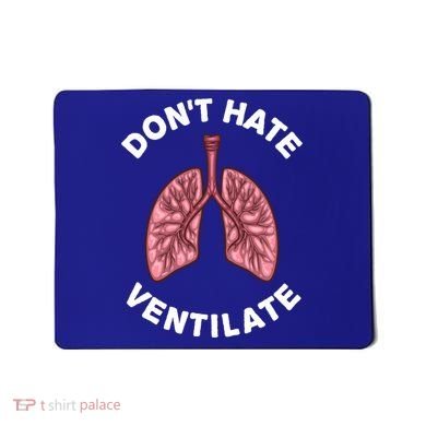 Funny Respiratory Therapy Rt Art Lung Doctor Gift Mousepad