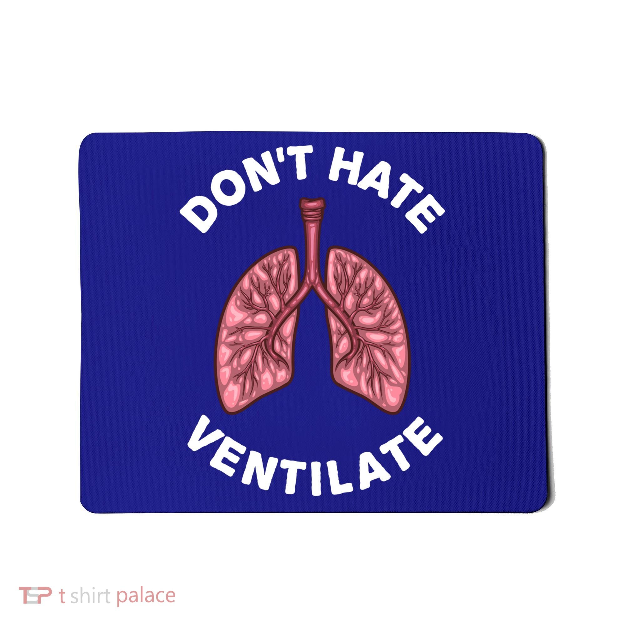 Funny Respiratory Therapy Rt Art Lung Doctor Gift Mousepad