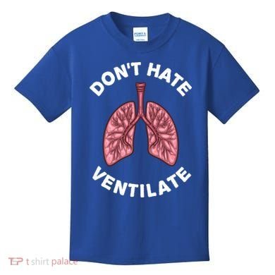 Funny Respiratory Therapy Rt Art Lung Doctor Gift Kids T-Shirt