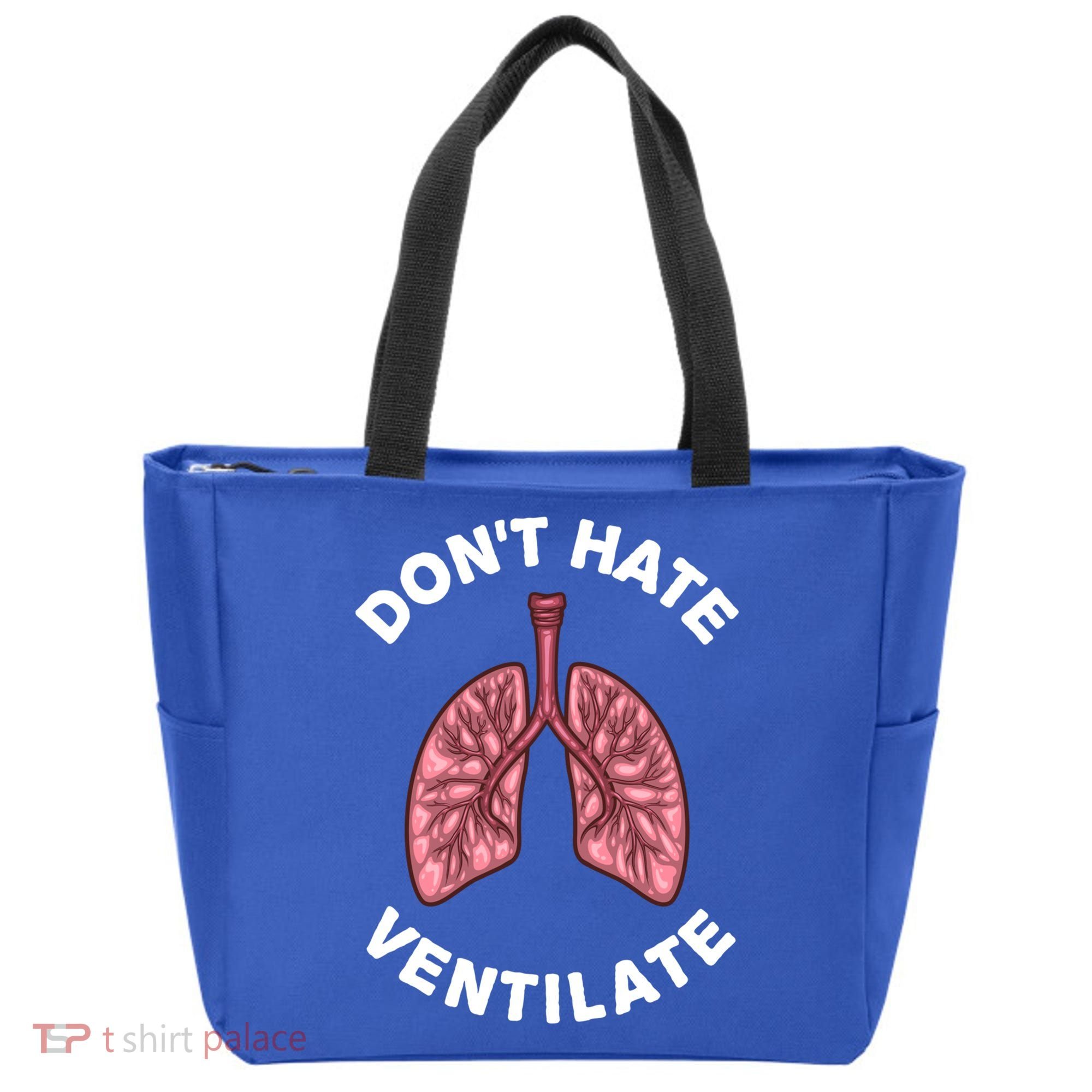 Funny Respiratory Therapy Rt Art Lung Doctor Gift Tote Bag