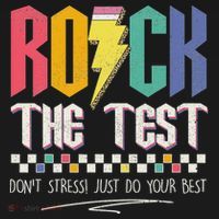 Funny Rock The Test Don't Stress Testing Day Teacher Student Tote Bag thumb 4