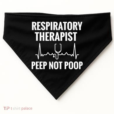 Funny Respiratory Therapy Rt Therapy Rtt Therapist Gift USA-Made Doggie Bandana