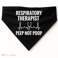 Funny Respiratory Therapy Rt Therapy Rtt Therapist Gift USA-Made Doggie Bandana thumb 0