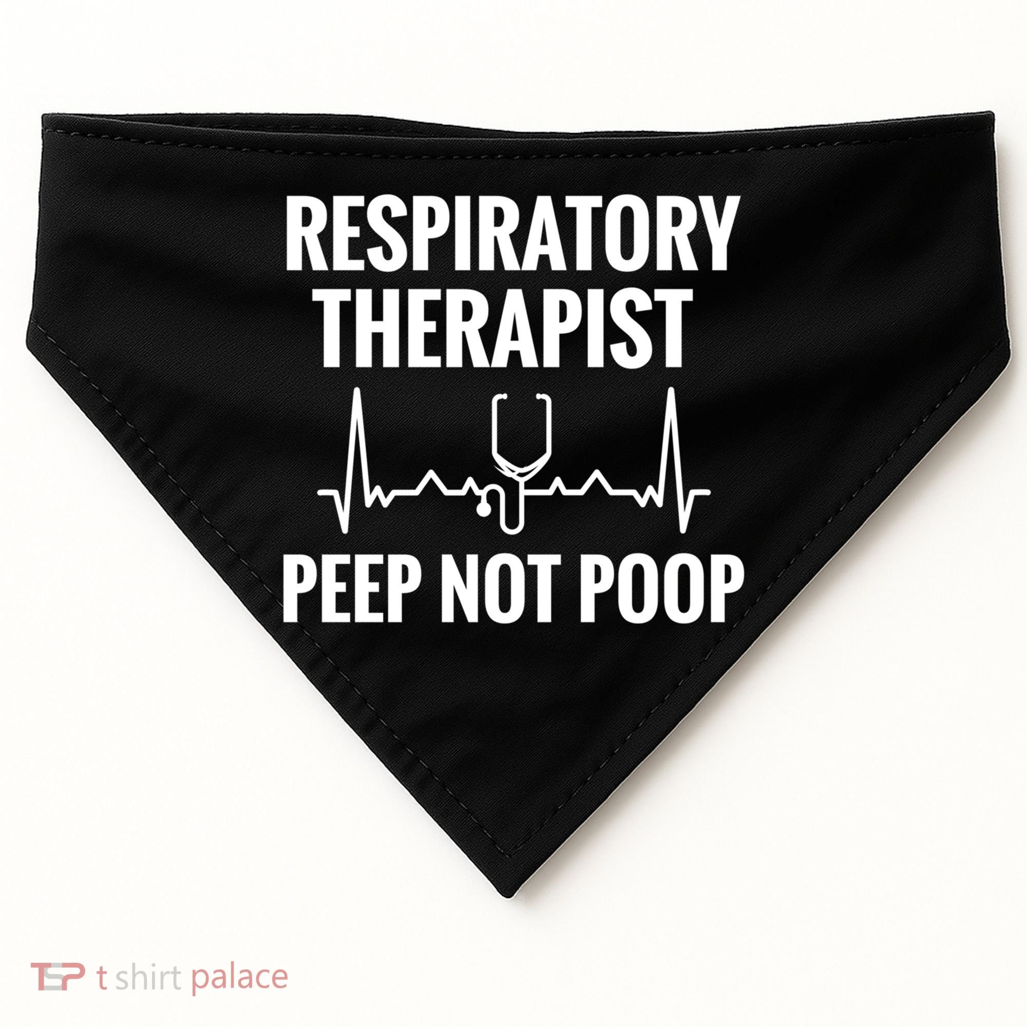 Funny Respiratory Therapy Rt Therapy Rtt Therapist Gift USA-Made Doggie Bandana