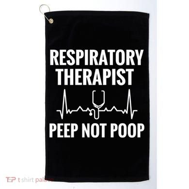 Funny Respiratory Therapy Rt Therapy Rtt Therapist Gift Golf Towel