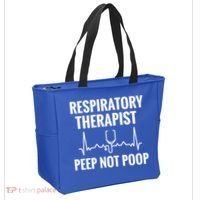 Funny Respiratory Therapy Rt Therapy Rtt Therapist Gift Tote Bag thumb 2