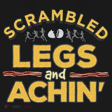 Fun Running Top Scrambled Legs And Achin! Yupoong Adult 5-Panel Trucker Hat