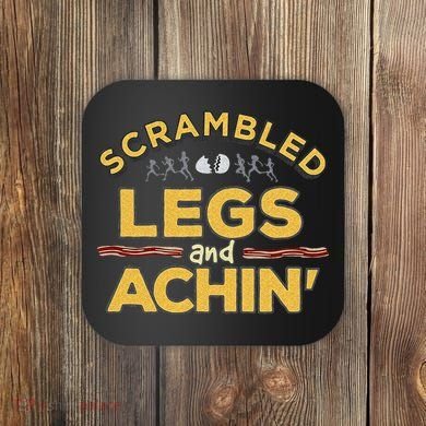 Fun Running Top Scrambled Legs And Achin! Coaster
