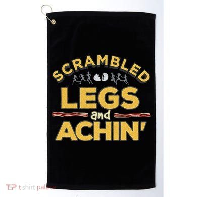 Fun Running Top Scrambled Legs And Achin! Golf Towel