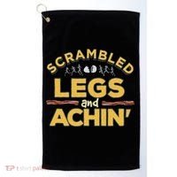 Fun Running Top Scrambled Legs And Achin! Golf Towel thumb 0