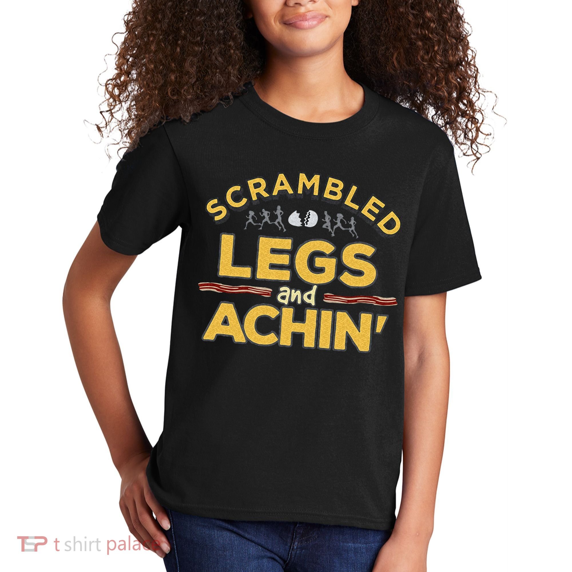 Fun Running Top Scrambled Legs And Achin! Kids T-Shirt