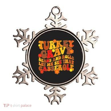 Funny Retro Thanksgiving Turkey Gravy Beans And Rolls Let Me See That Casserole Ornament