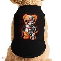 Funny Robot Terminator Teddy Bear Doggie Tank thumb 0