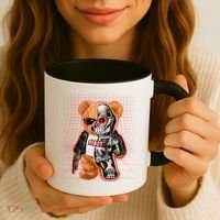 Funny Robot Terminator Teddy Bear Coffee Mug thumb 3