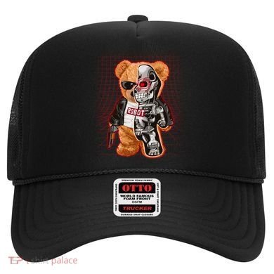 Funny Robot Terminator Teddy Bear Hat