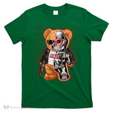 Funny Robot Terminator Teddy Bear T-Shirt