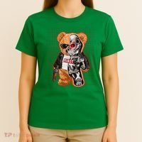 Funny Robot Terminator Teddy Bear T-Shirt thumb 4