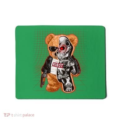 Funny Robot Terminator Teddy Bear Mousepad