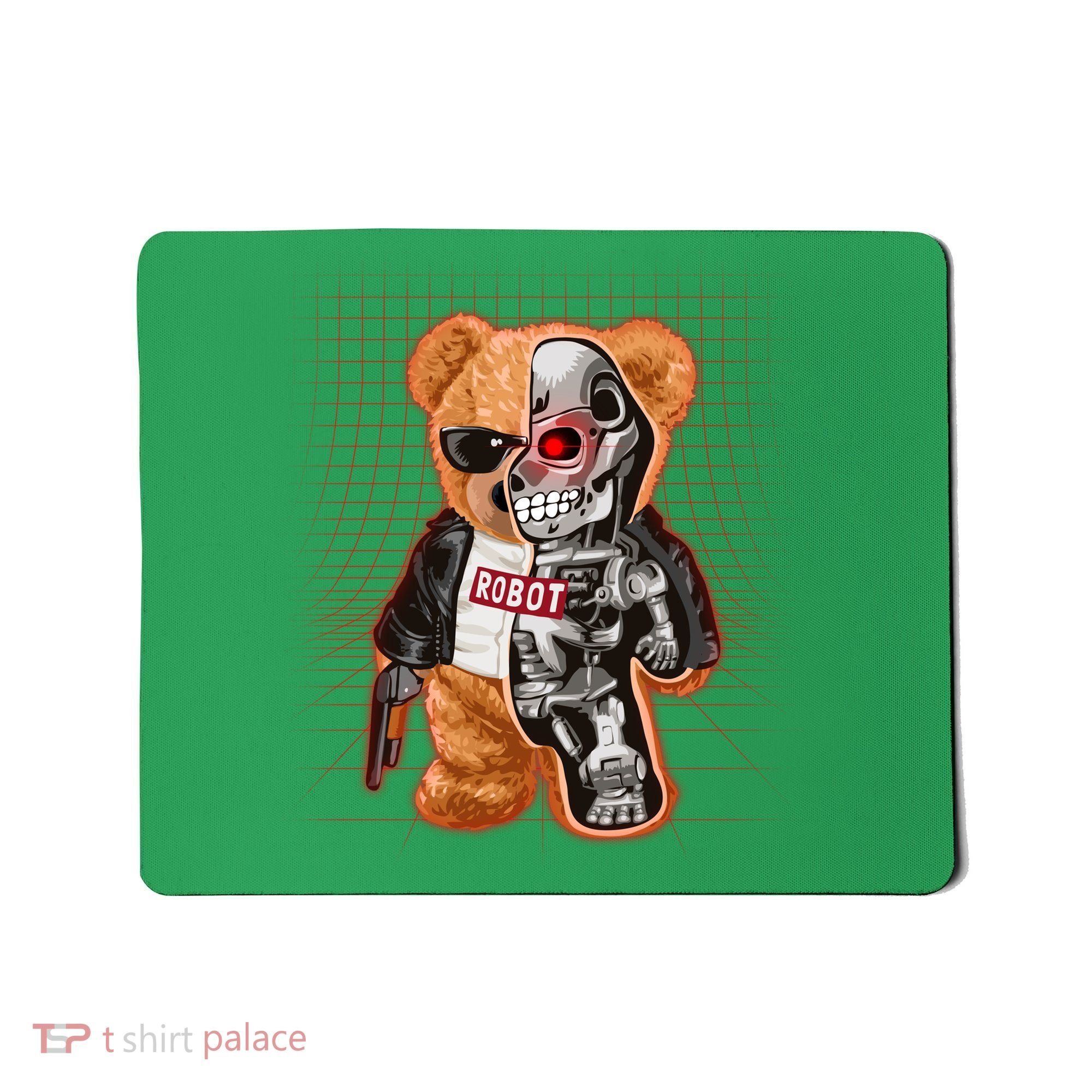 Funny Robot Terminator Teddy Bear Mousepad