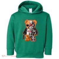 Funny Robot Terminator Teddy Bear Toddler Hoodie thumb 0