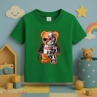 Funny Robot Terminator Teddy Bear Toddler T-Shirt thumb 3