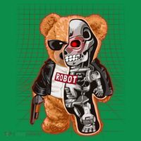 Funny Robot Terminator Teddy Bear Women's T-Shirt thumb 6