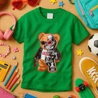 Funny Robot Terminator Teddy Bear Kids T-Shirt thumb 3