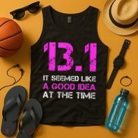 Funny Running Tanks. 13.1 Funny Half Marathon Tank Top thumb 4