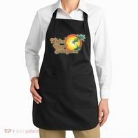 Funny Retro Thicc Boy Summer Apron thumb 2