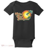 Funny Retro Thicc Boy Summer Baby Bodysuit thumb 0