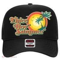 Funny Retro Thicc Boy Summer Hat thumb 0