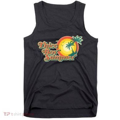 Funny Retro Thicc Boy Summer Tank Top