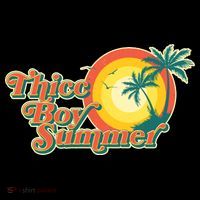 Funny Retro Thicc Boy Summer Visor thumb 3