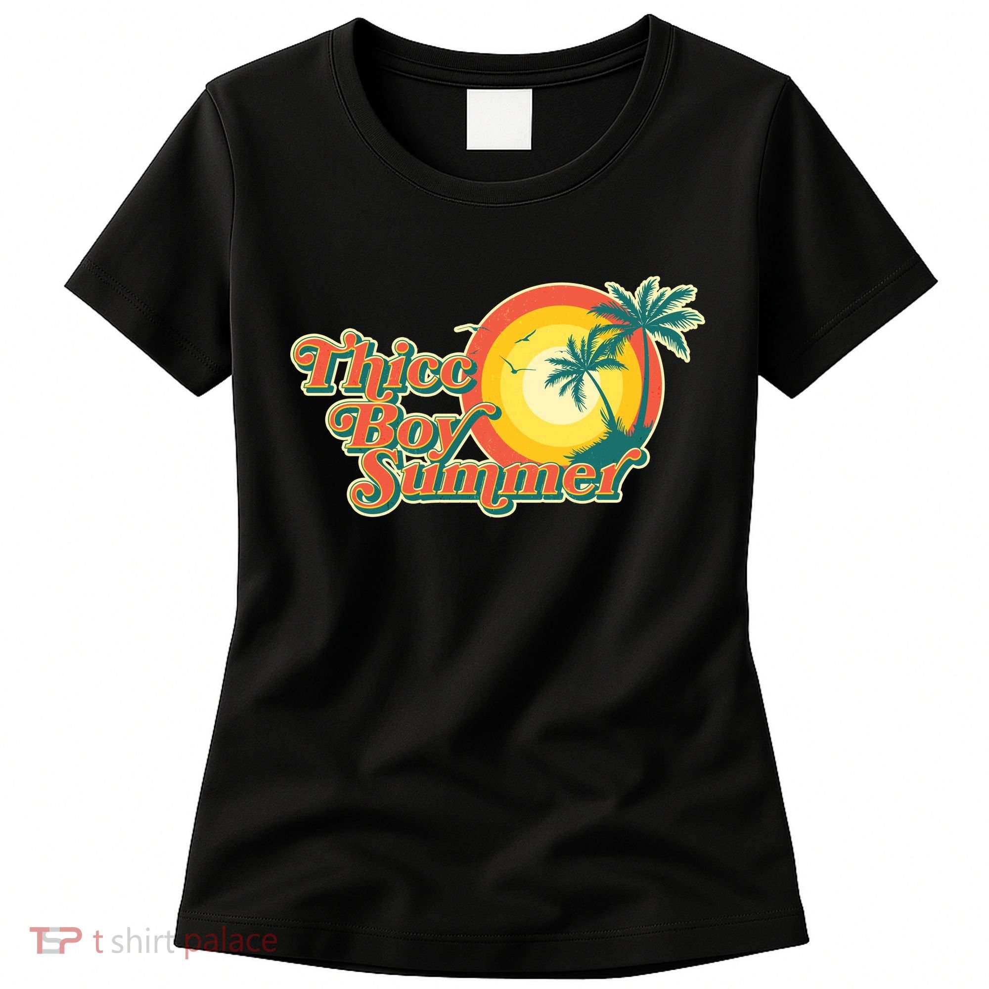 Funny Retro Thicc Boy Summer Women's T-Shirt