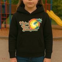 Funny Retro Thicc Boy Summer Kids Hoodie thumb 3
