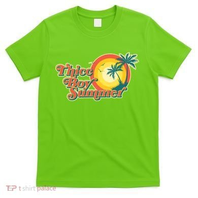 Funny Retro Thicc Boy Summer T-Shirt