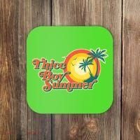Funny Retro Thicc Boy Summer Coaster thumb 0