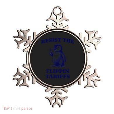Funny Resist The Flippin Tariffs Heard Island Penguin Ornament