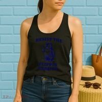 Funny Resist The Flippin Tariffs Heard Island Penguin Women's Tank Top thumb 2