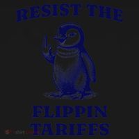 Funny Resist The Flippin Tariffs Heard Island Penguin Women's Tank Top thumb 5