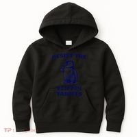 Funny Resist The Flippin Tariffs Heard Island Penguin Kids Hoodie thumb 0