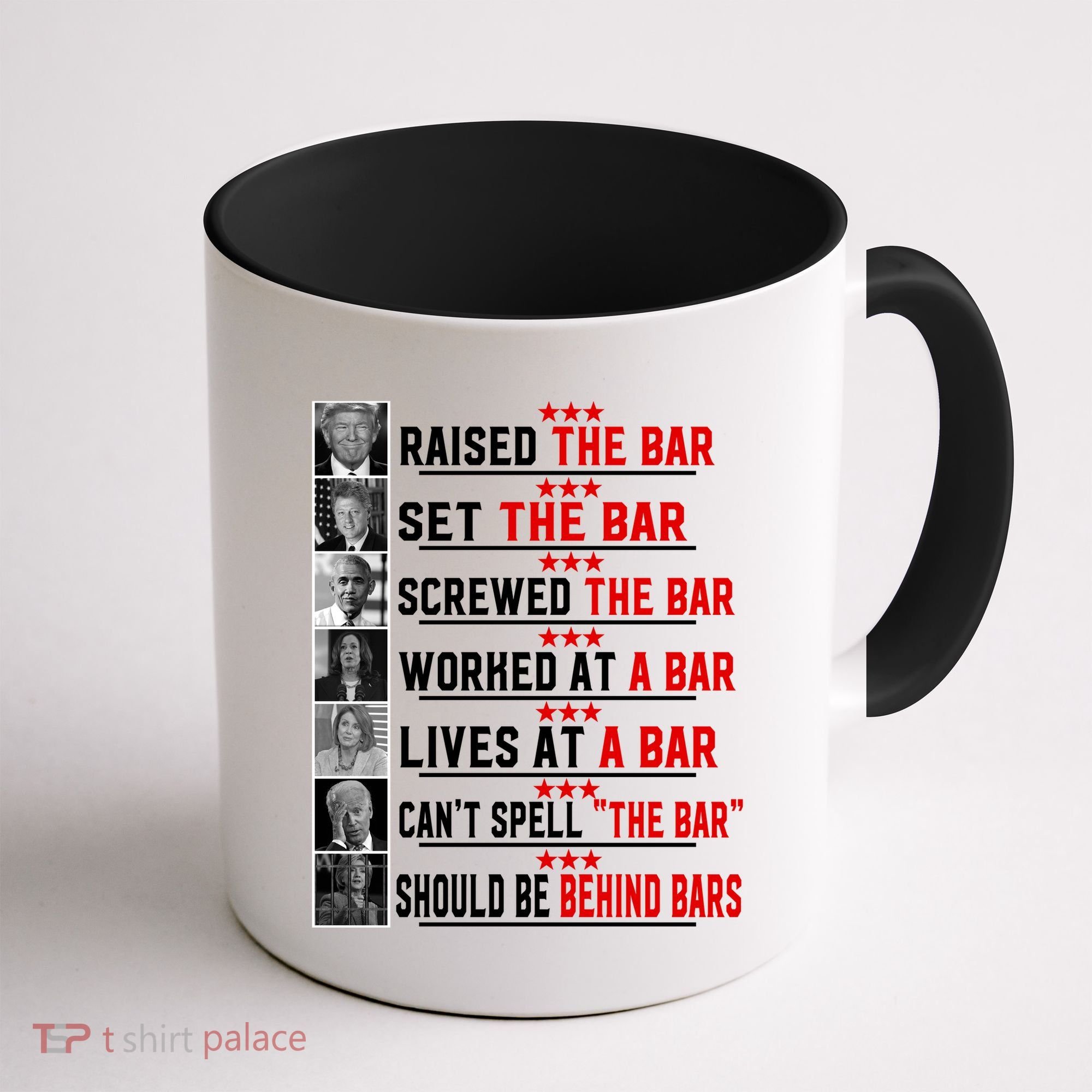 Funny Raised The Bar Donald Trump Coffee Mug