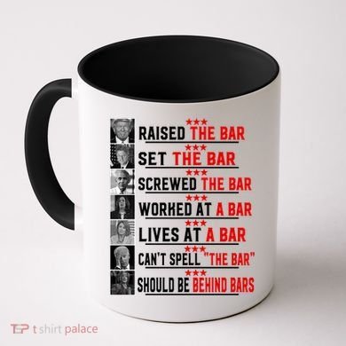 Funny Raised The Bar Donald Trump Coffee Mug