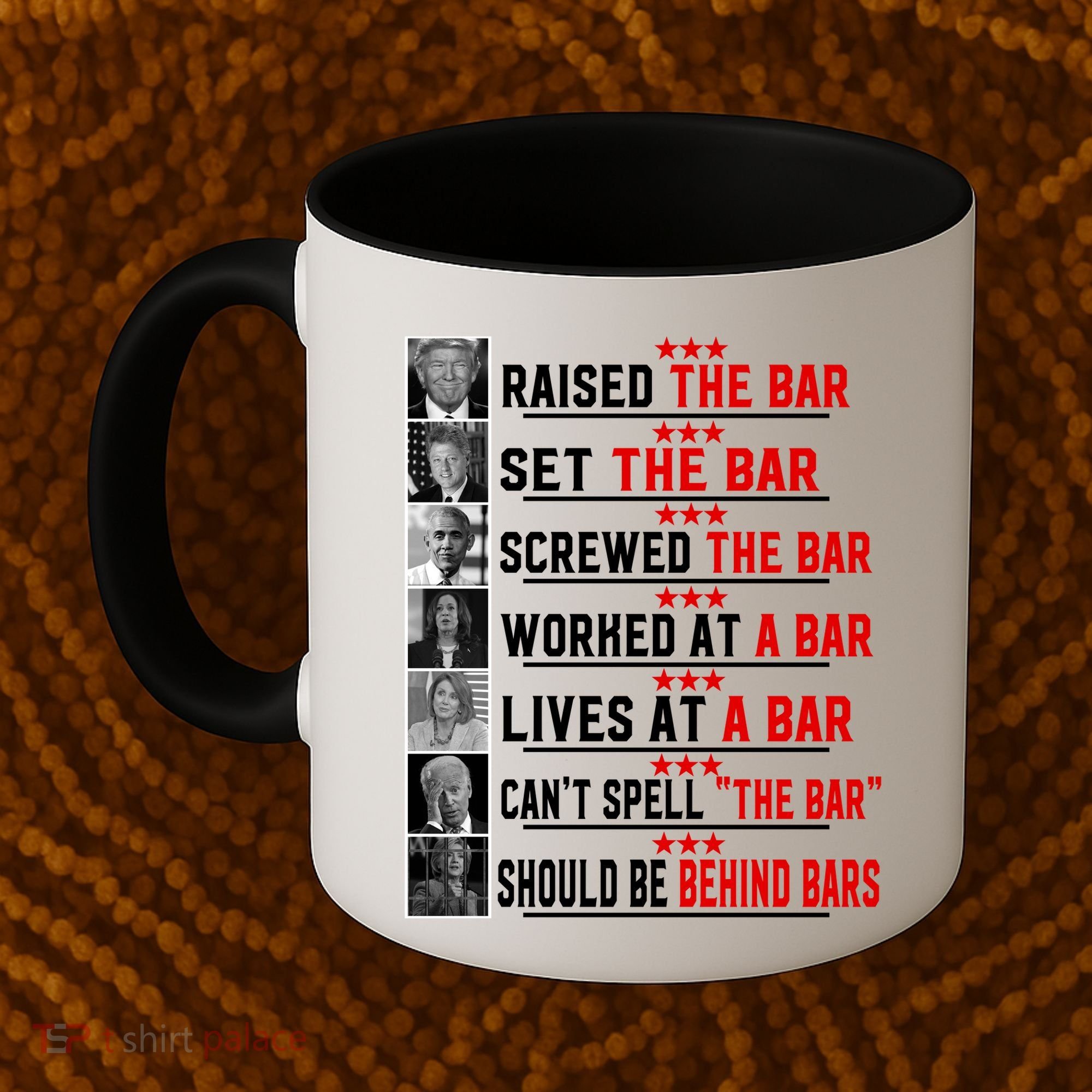 Funny Raised The Bar Donald Trump Coffee Mug