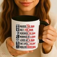 Funny Raised The Bar Donald Trump Coffee Mug thumb 3
