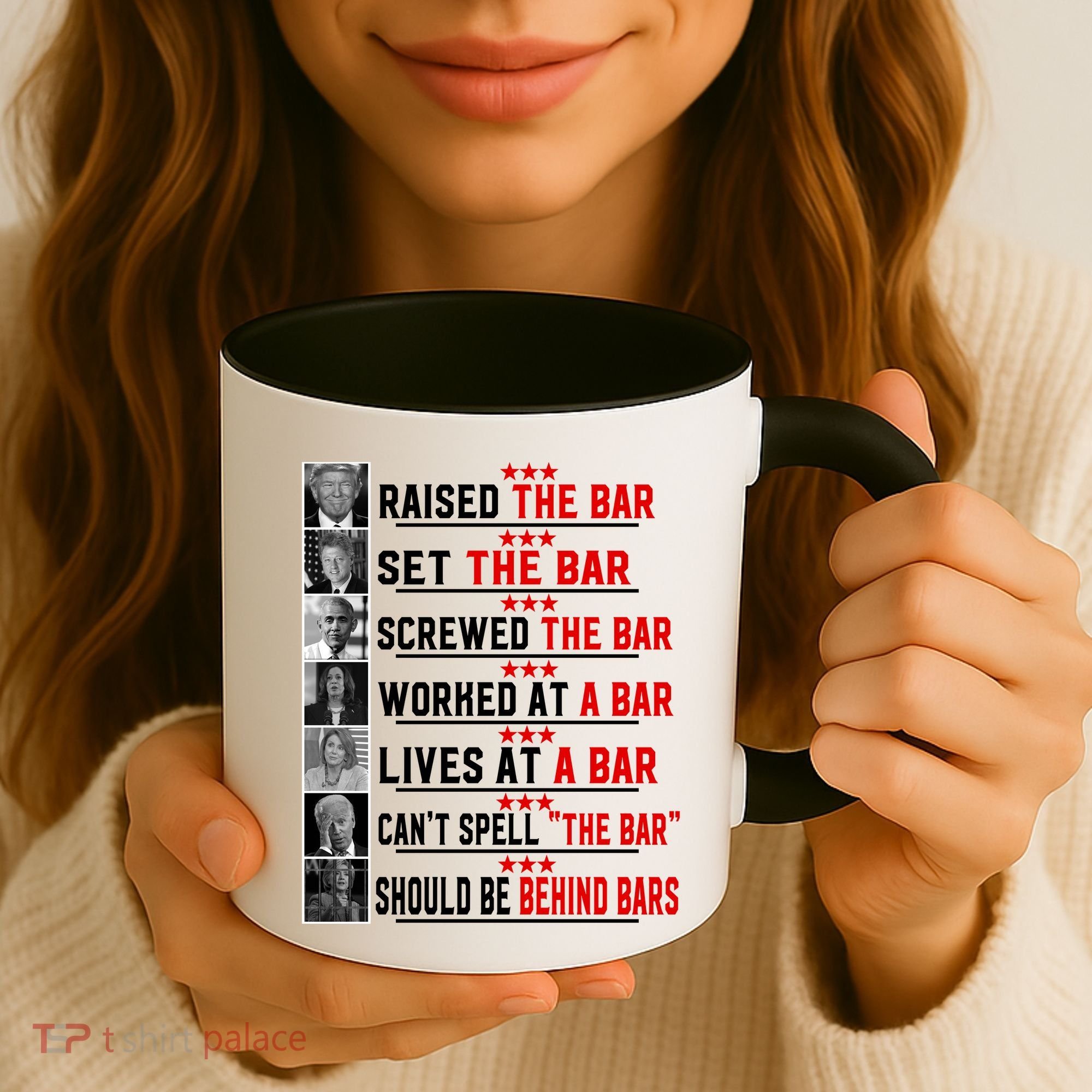 Funny Raised The Bar Donald Trump Coffee Mug